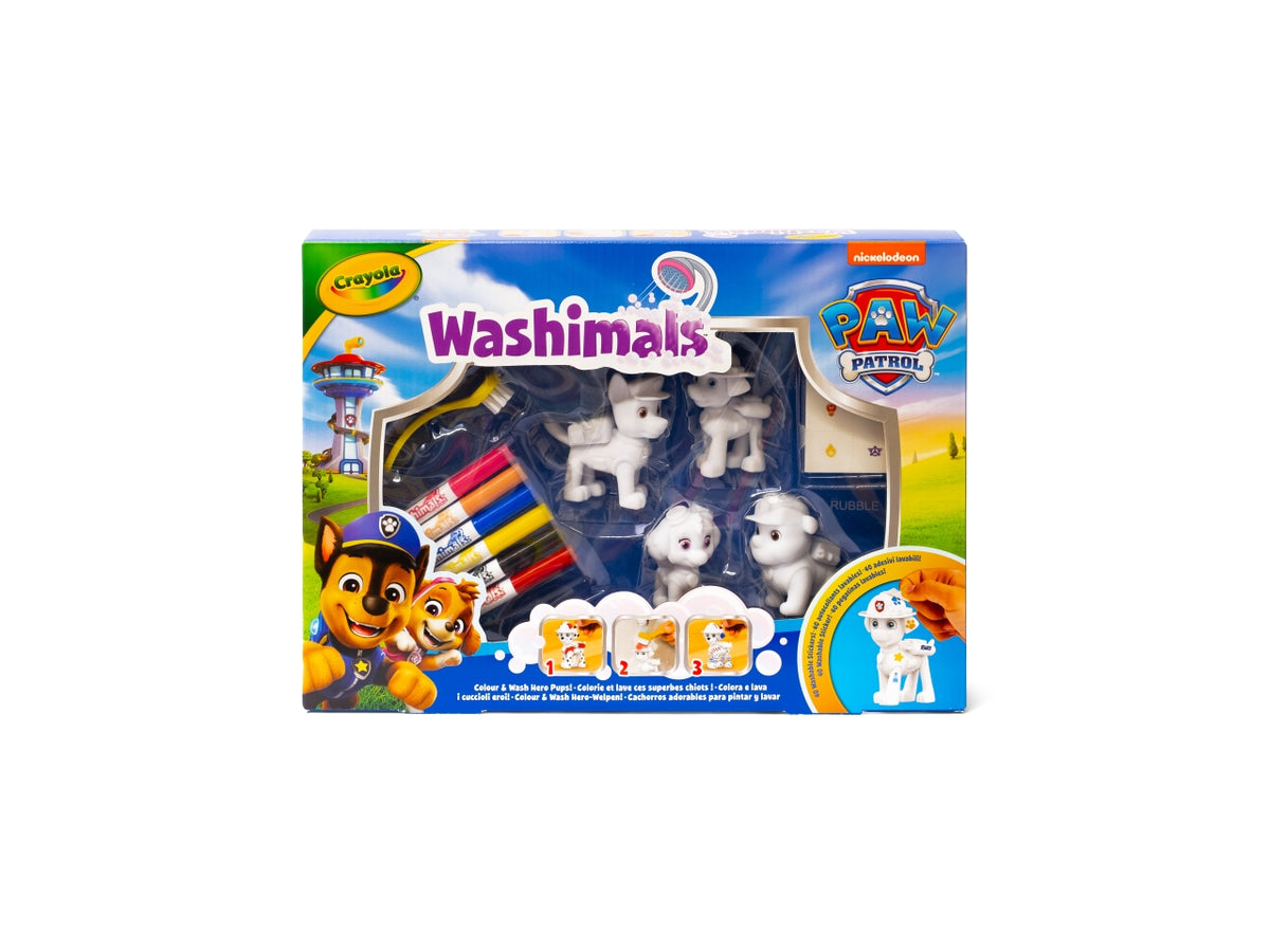 Washimals pets paw patrol 4 cuccioli assortiti