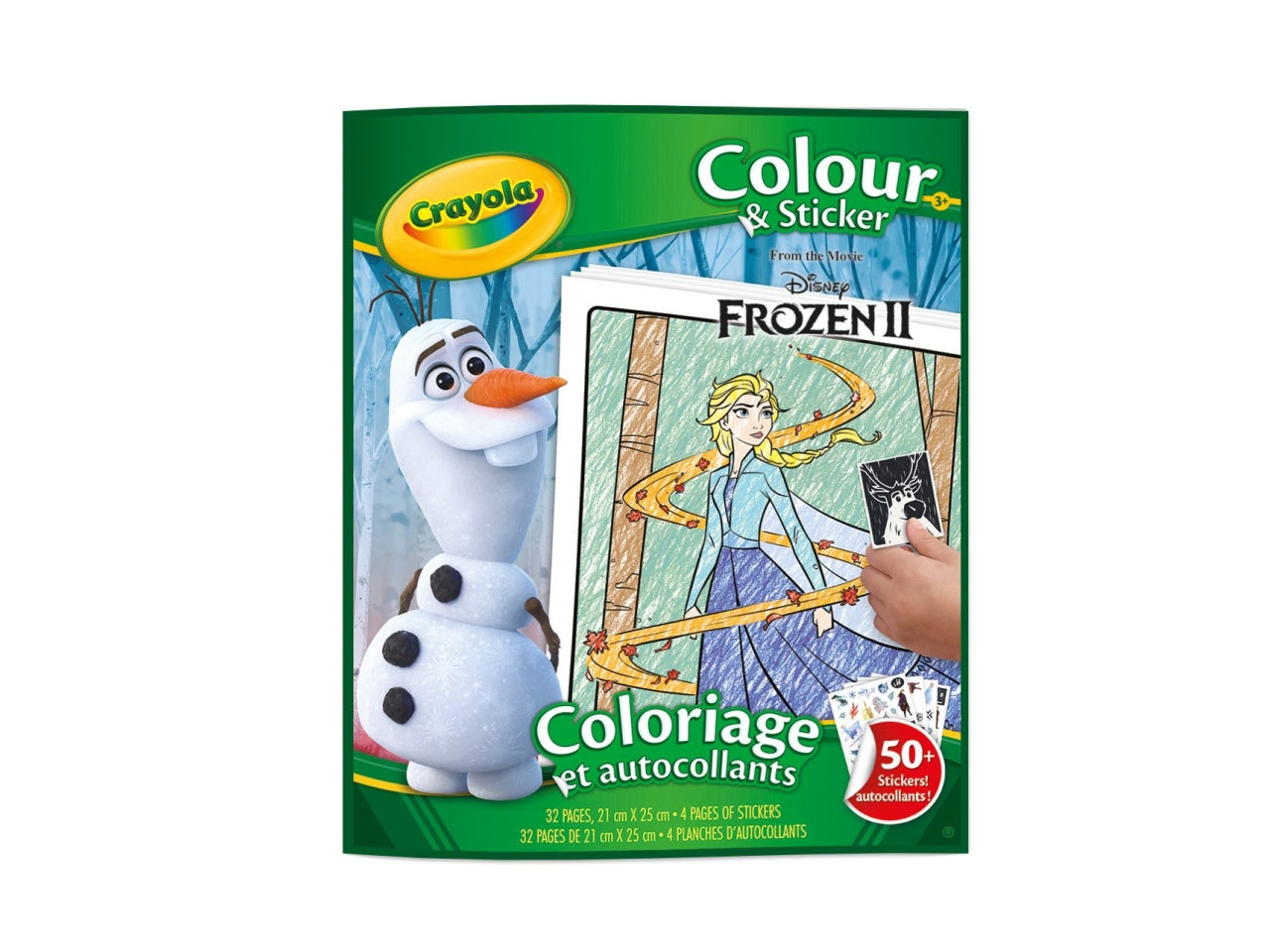Color e stickers disney frozen 2
