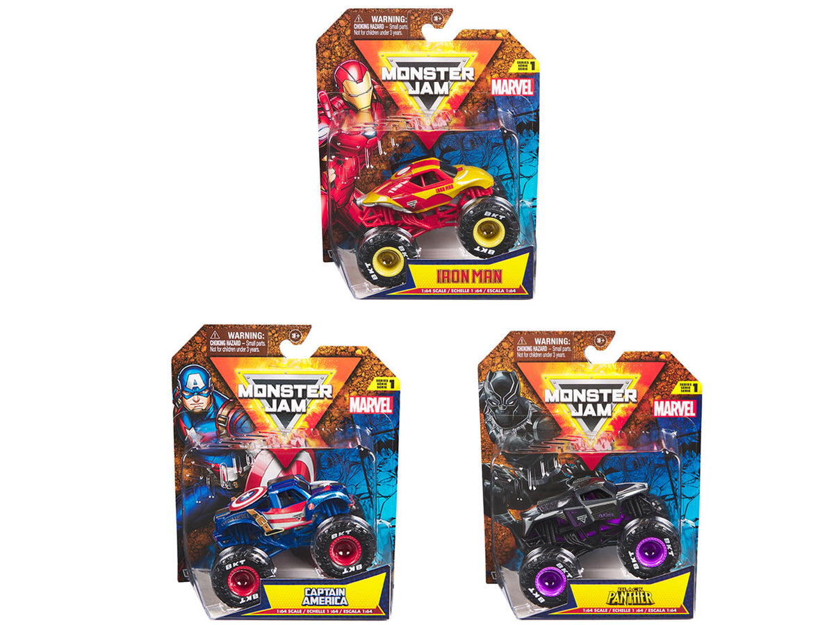 Marvel monster jam veicolo scala 1:64 $