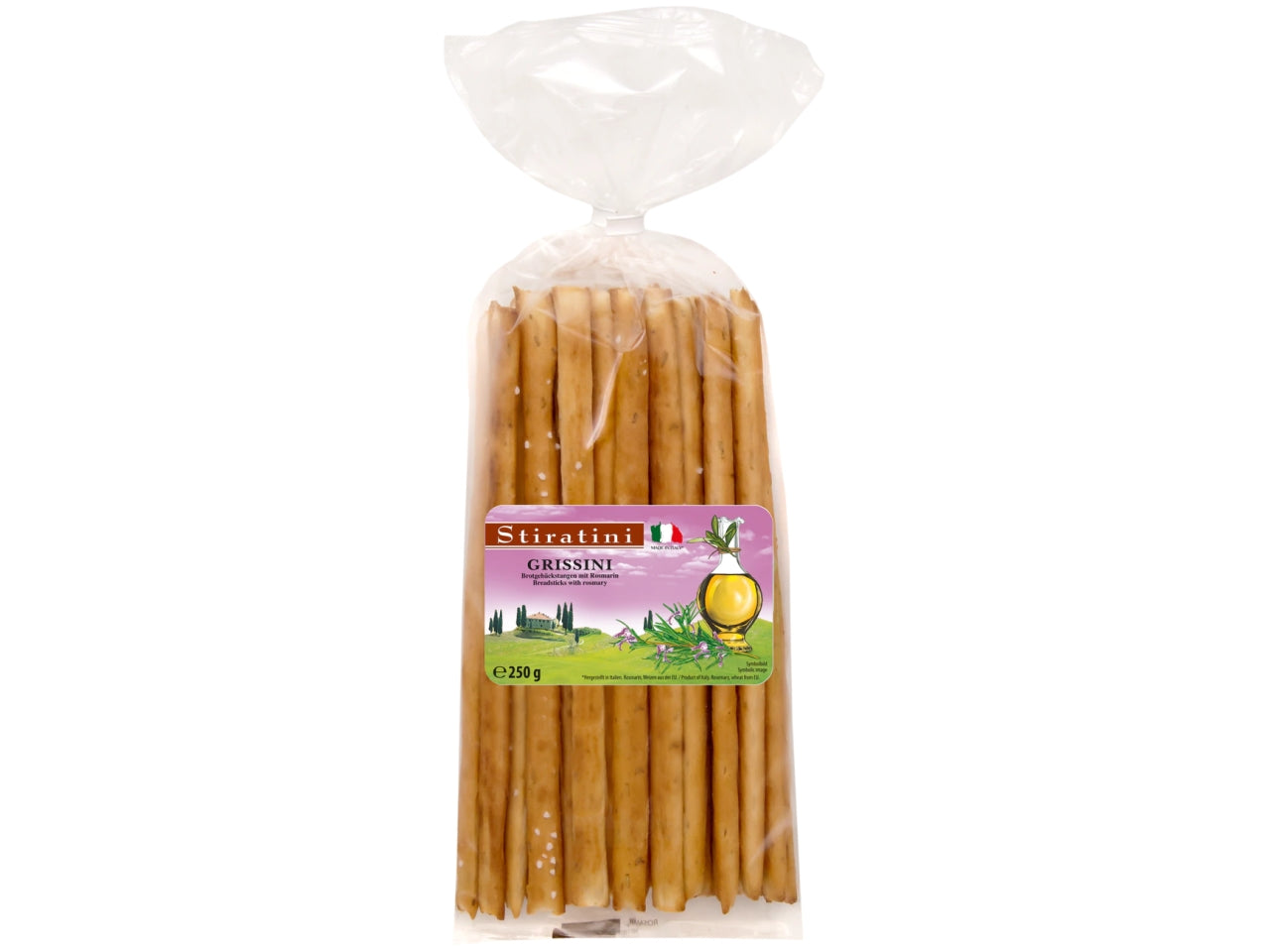 Grissini al gusto di rosmarino 250g