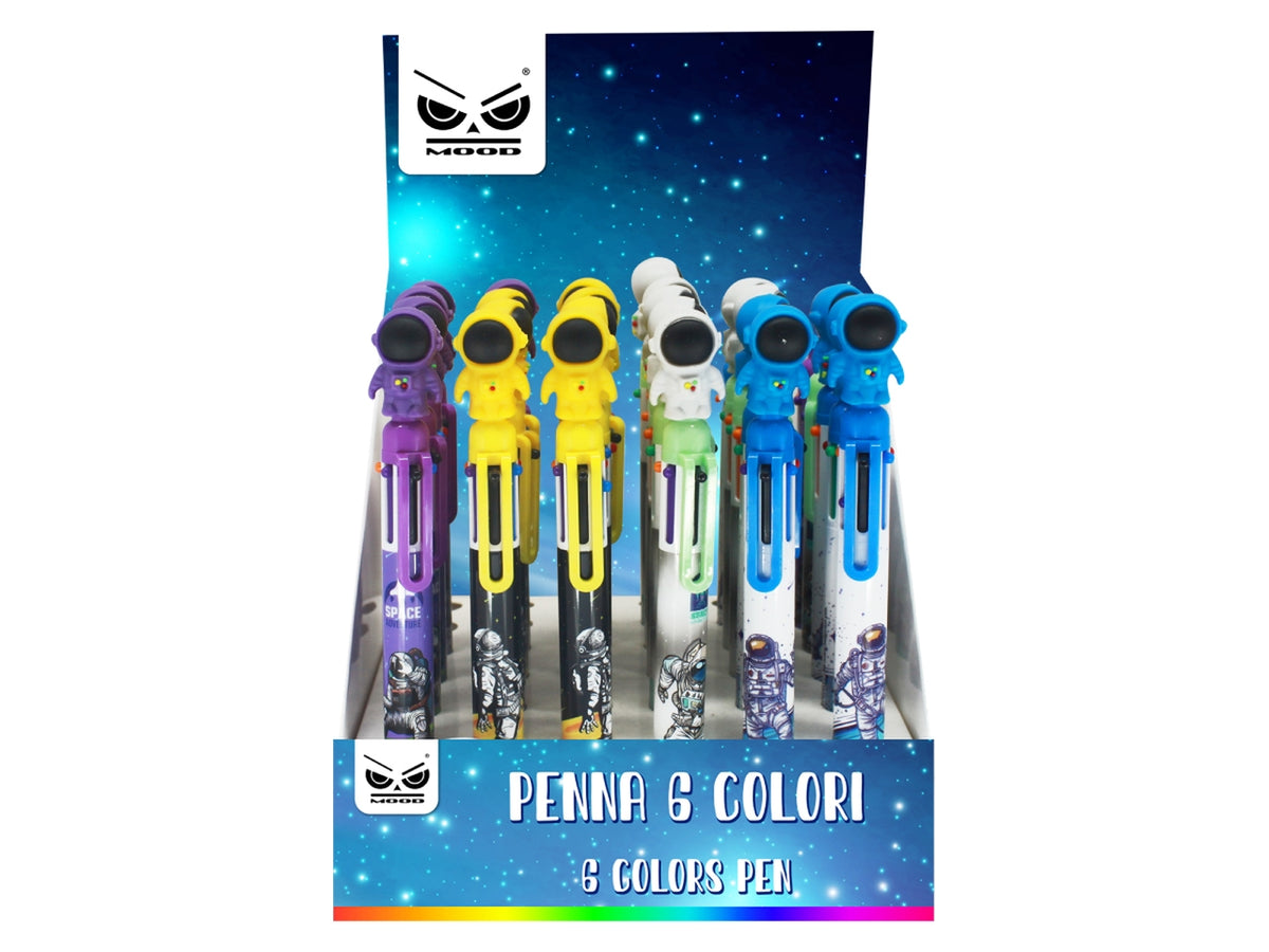 Penna 6 colori spazio