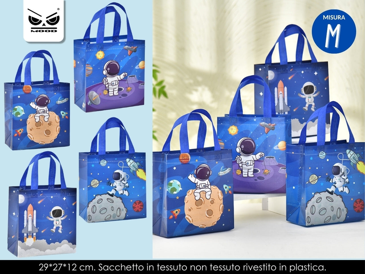 Sacchetto in tessuto astronauta misura medium