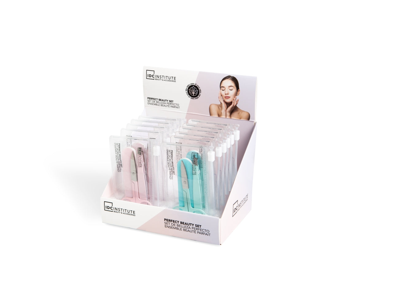 Idc institute set manicure forbicine, lima e pinzetta