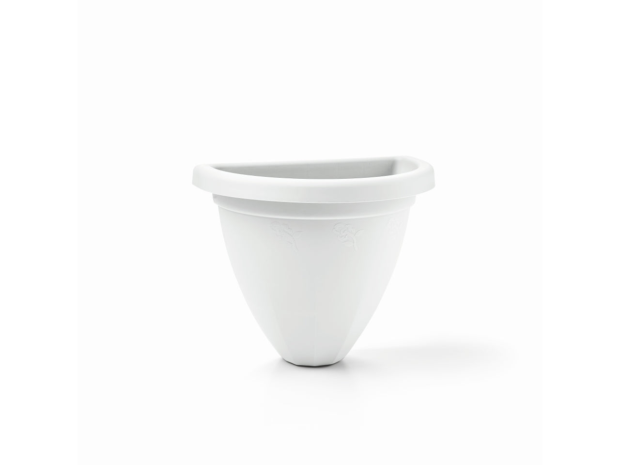 Gerla vaso da muro 30cm bianco