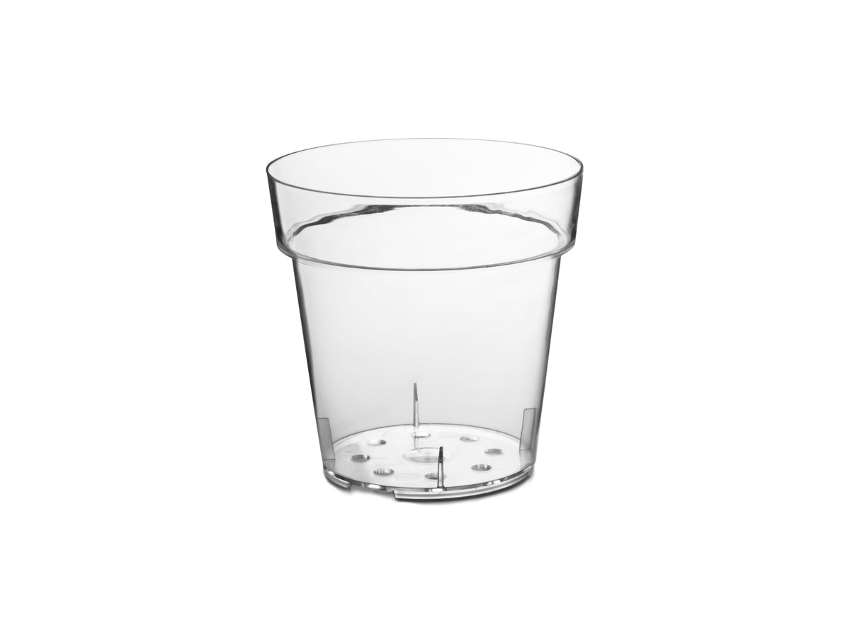 Vaso Kris in plastica trasparente 15xh.14cm