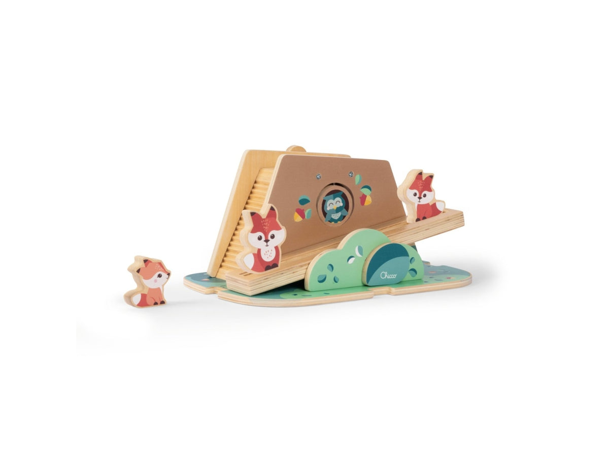 Chicco gioco legno tana delle volpi