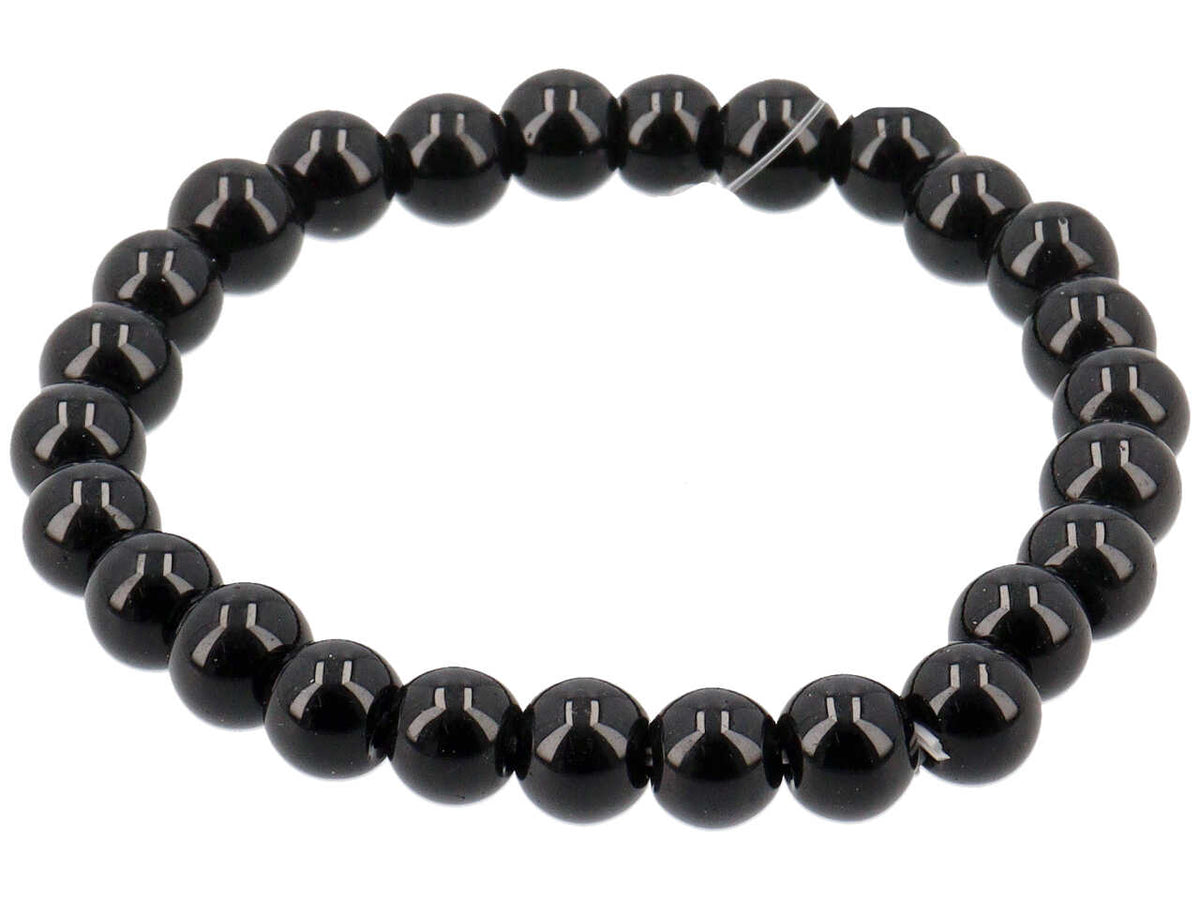 Bracciale elastico con perle 8mm