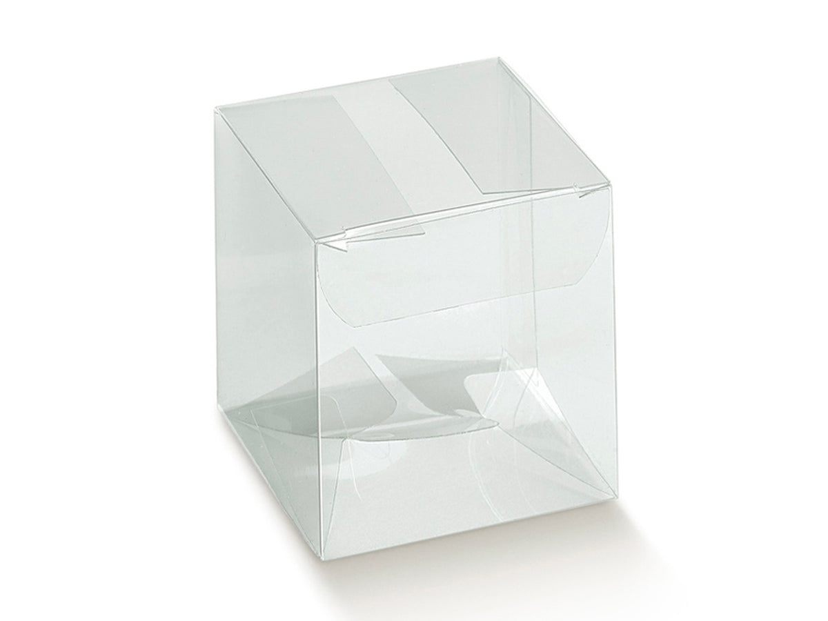 Scatola pet trasparente 8x8x9cm