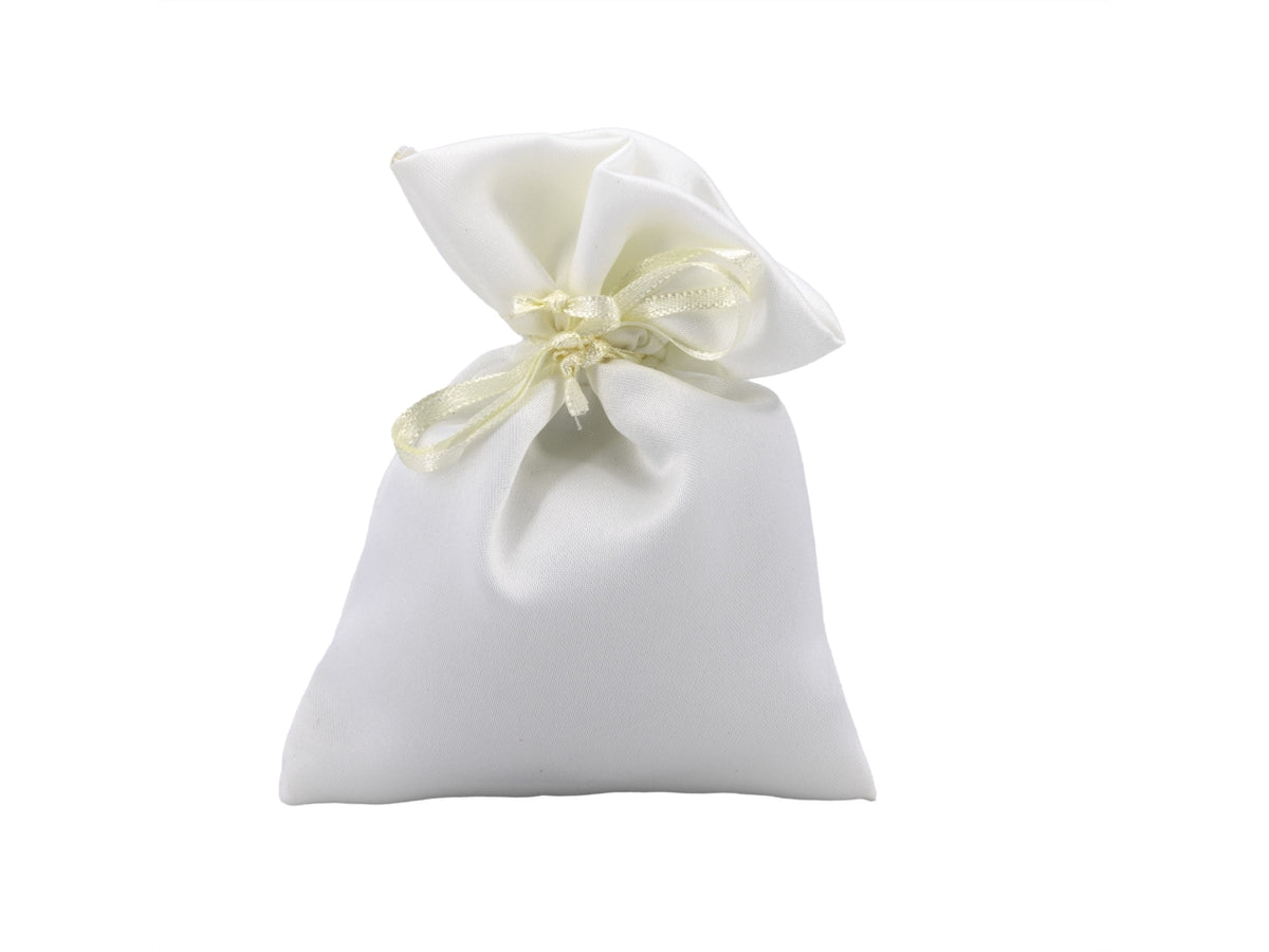 Sacchetto raso 10x11cm panna