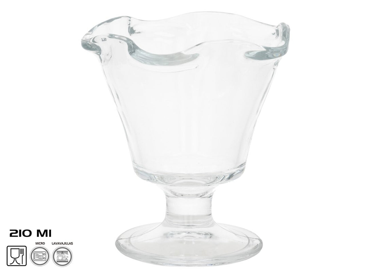 Coppa gelato fiore di cristallo 210ml