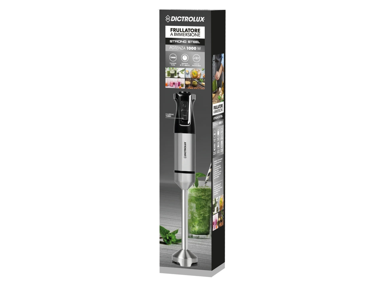 Frullatore immersione 2 velocita' 1000w