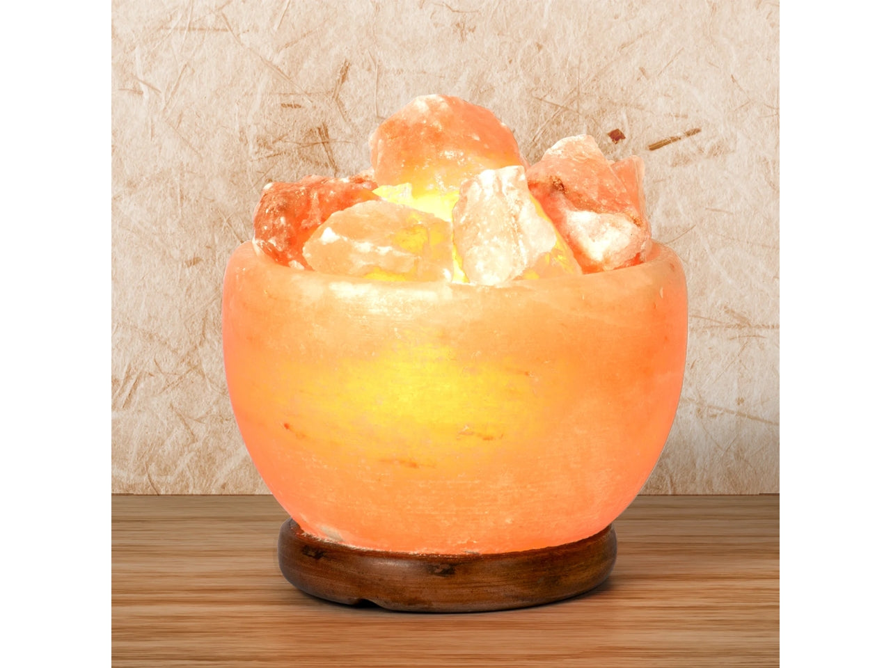 Lampada sale himalaya d.15x18cm 3kg dimm.