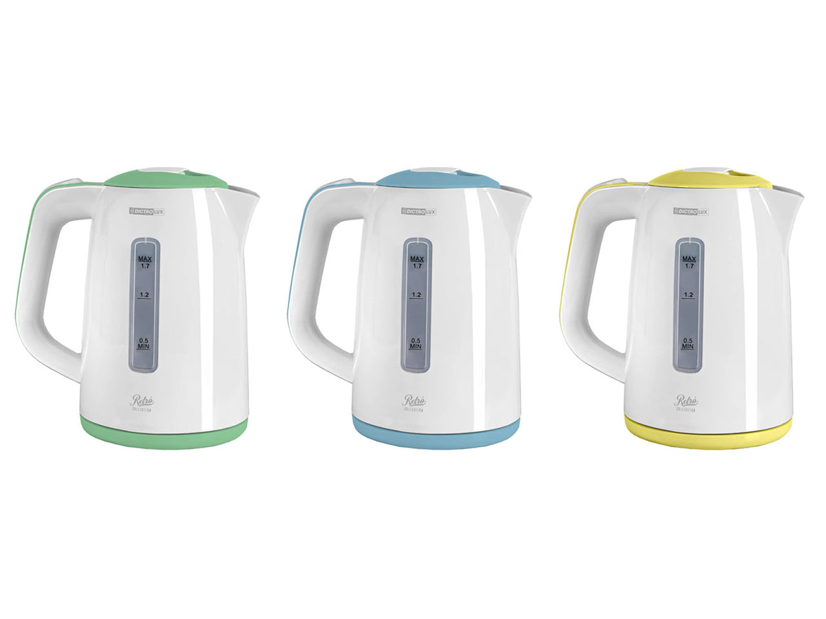 Bollitore 1,7lt 2200w in 3 assortimenti