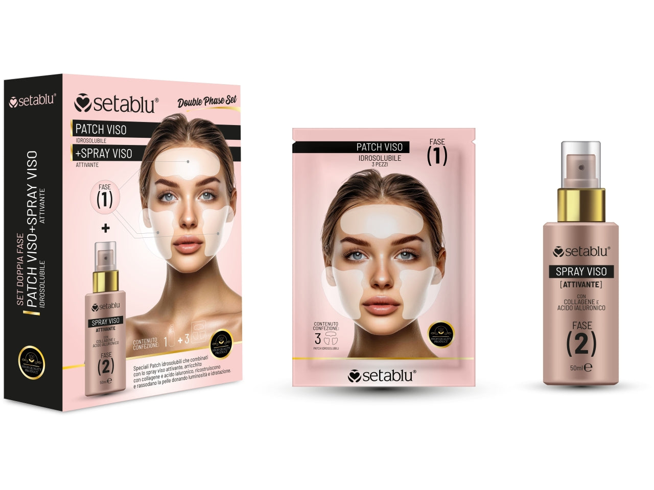 Set patch solubili collagene + spray