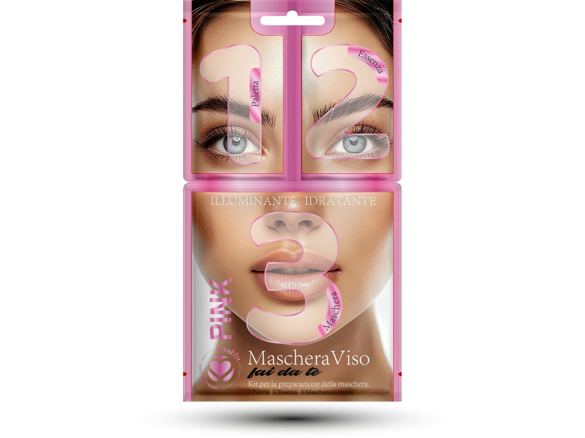 Maschera viso diy pink 30gr+6gr