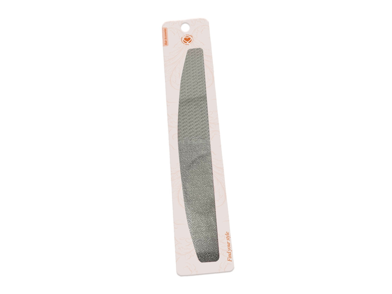 Lima unghie mezzaluna in metallo 16,3cm