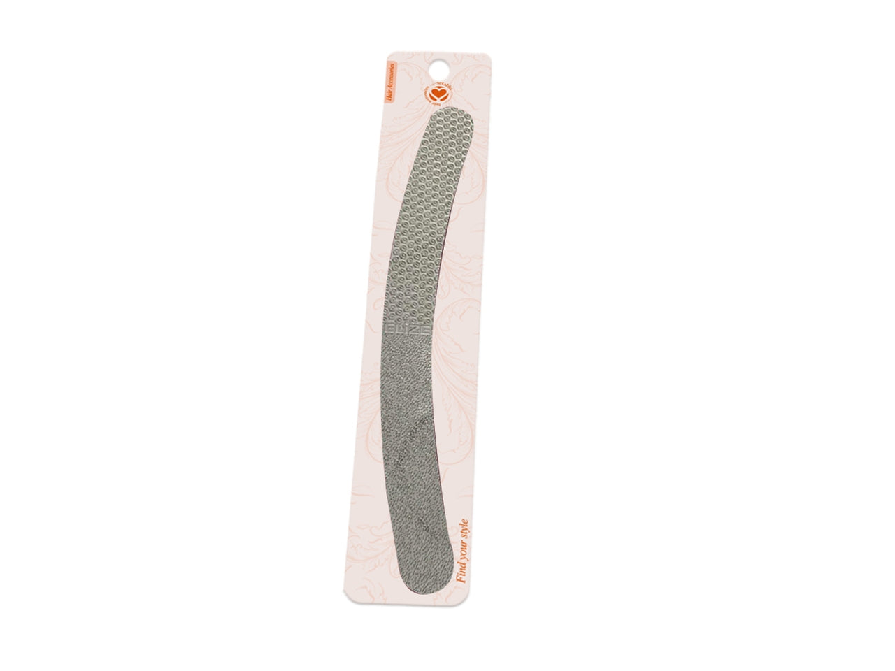 Lima per unghie curva in metallo 16,3cm