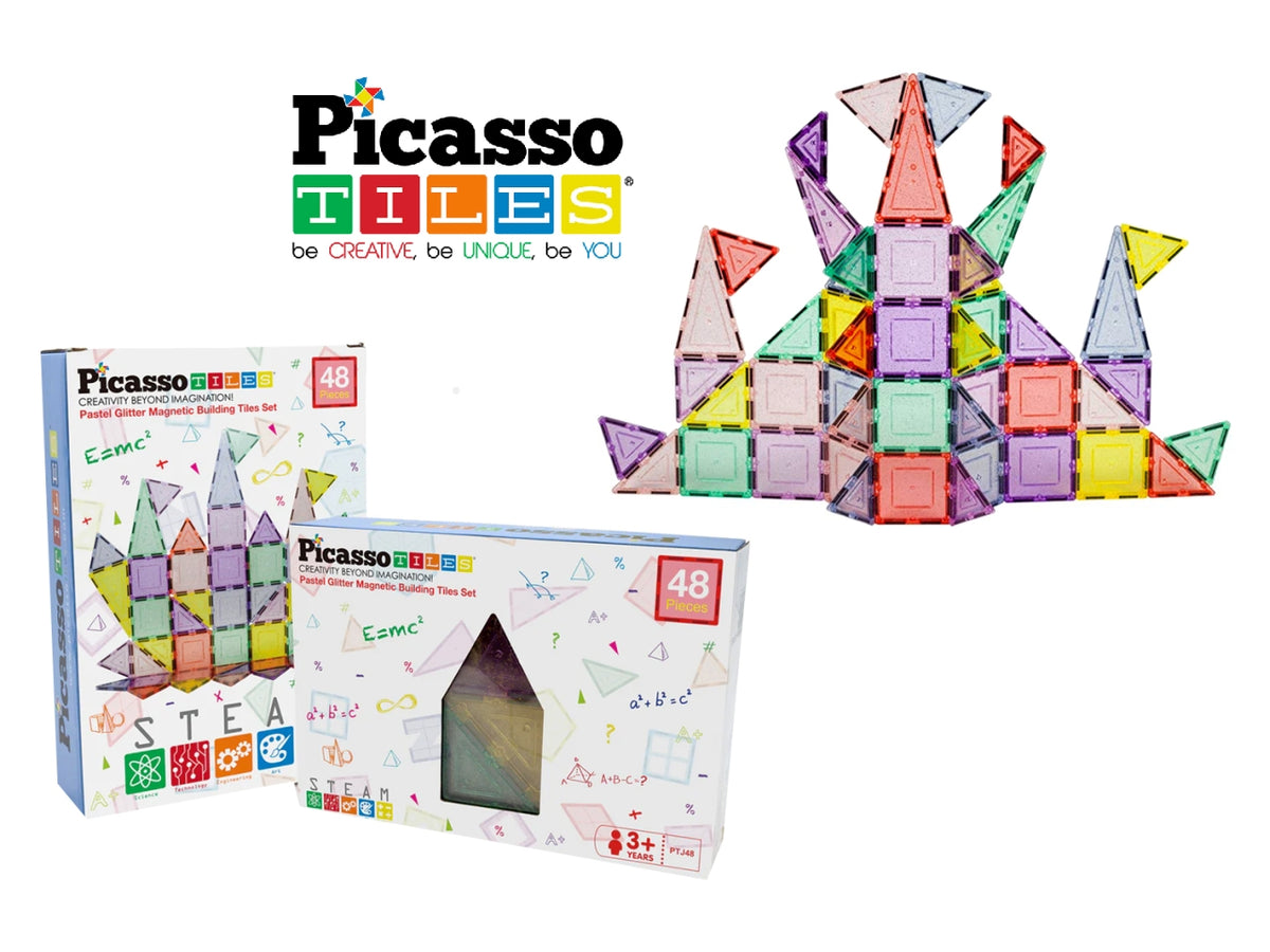 Picasso Magnetic piastrelle glitter 48 pezzi