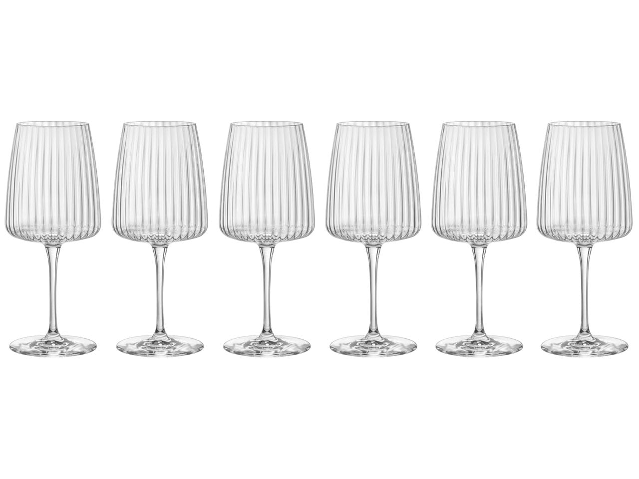 Exclusiva merlot 6 calici vino rosso 53,5cl 9,2xh.21,6cm