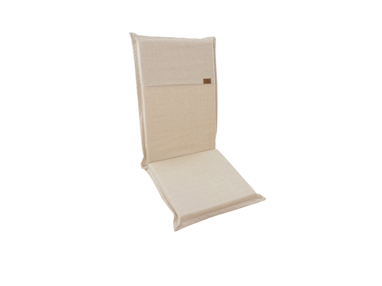 Cuscino per sedia da giardino con spalla media bianco