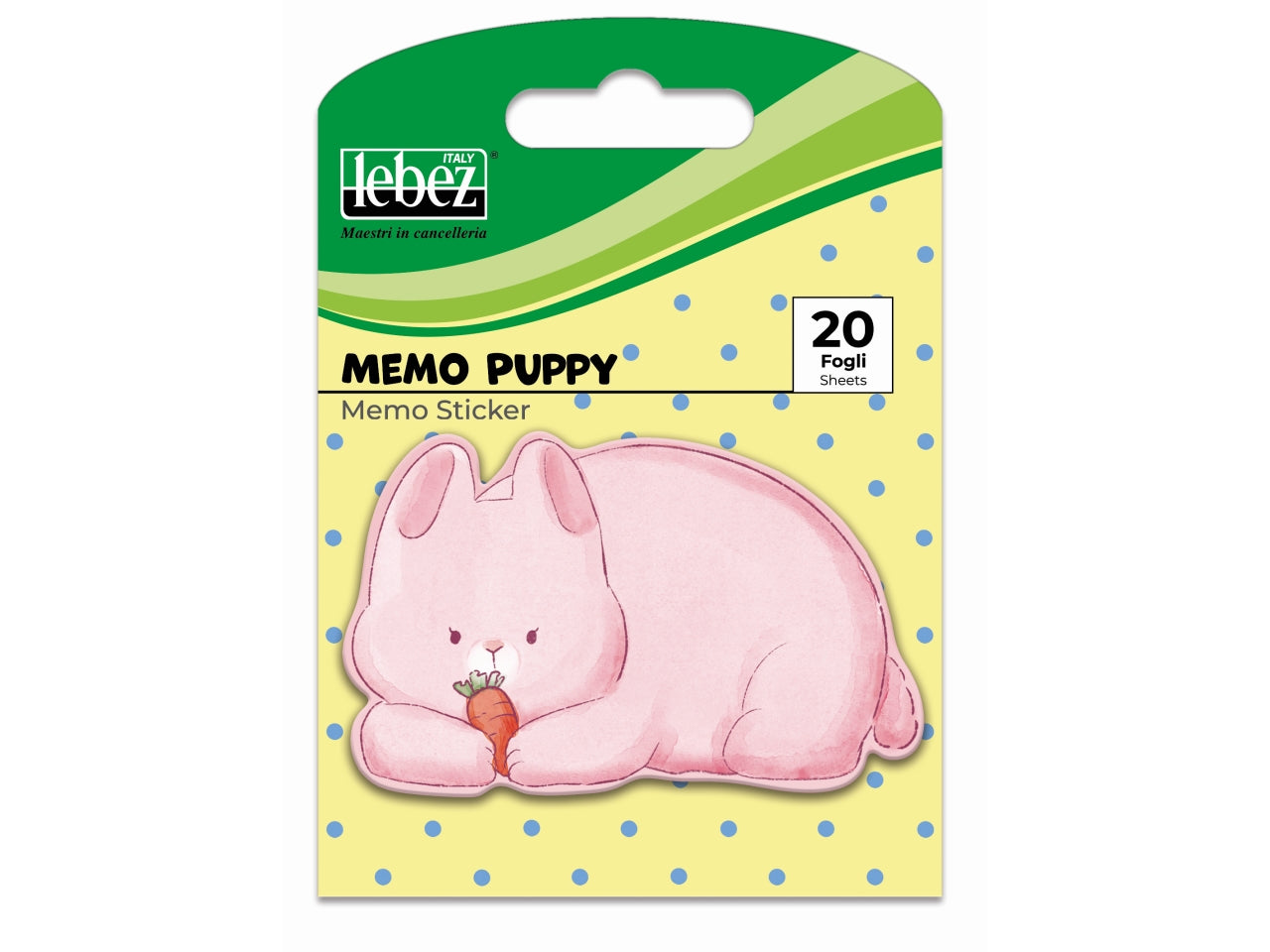 Memo 20 fogli 76x48 animali