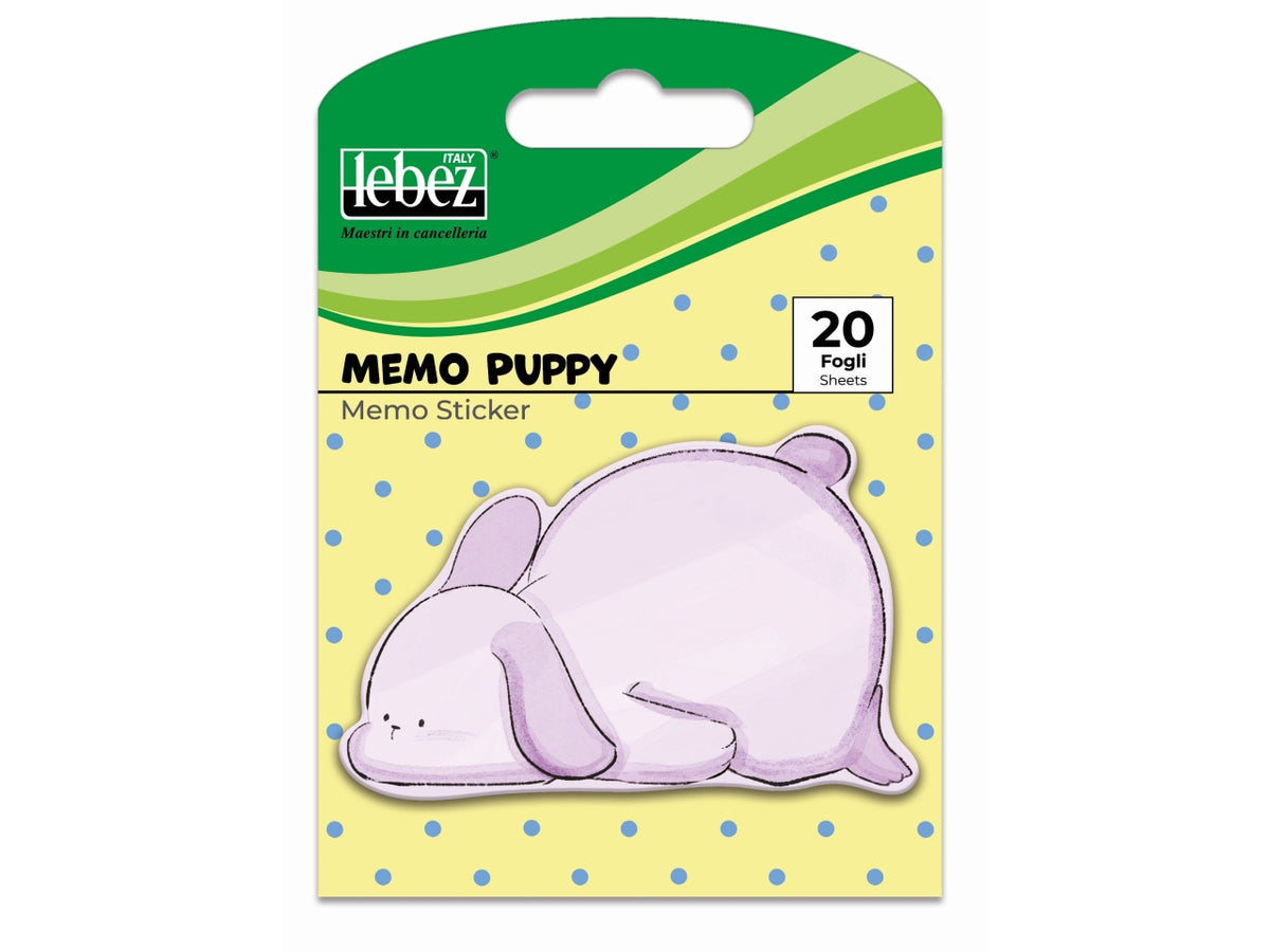 Memo 20 fogli 76x48 animali