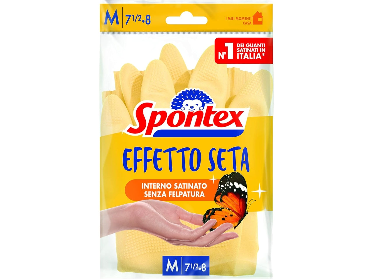 Spontex guanti sensitive effetto seta tg.M
