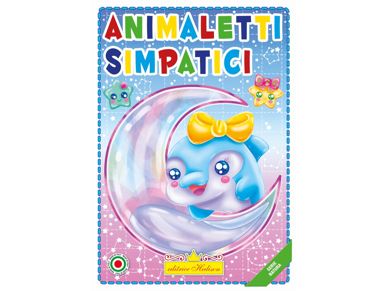 Libro da leggere e colorare animaletti simpatici