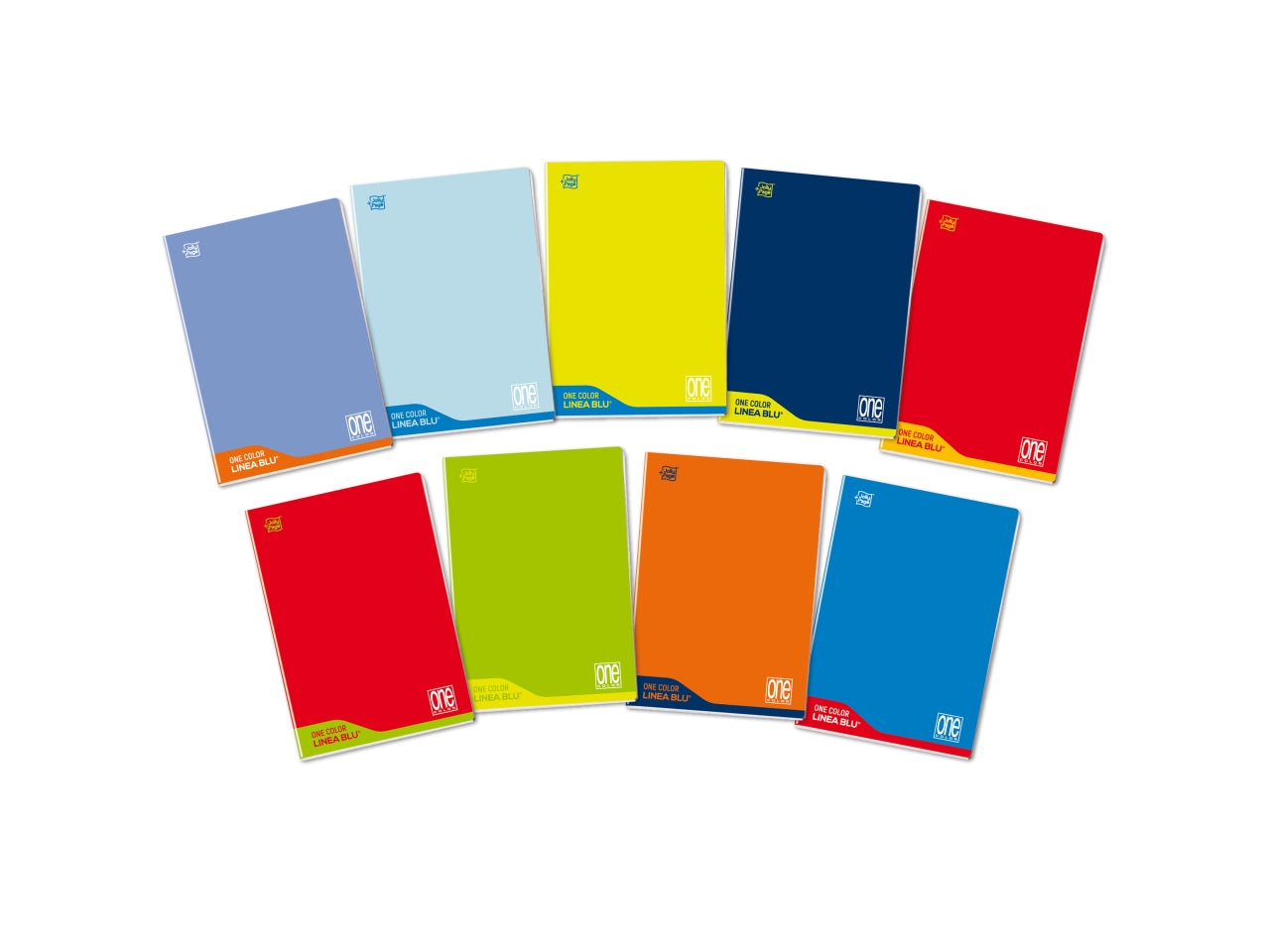 Quaderno maxi one color per disgrafici 100g rigatura C con margini confezione da 6 pezzi