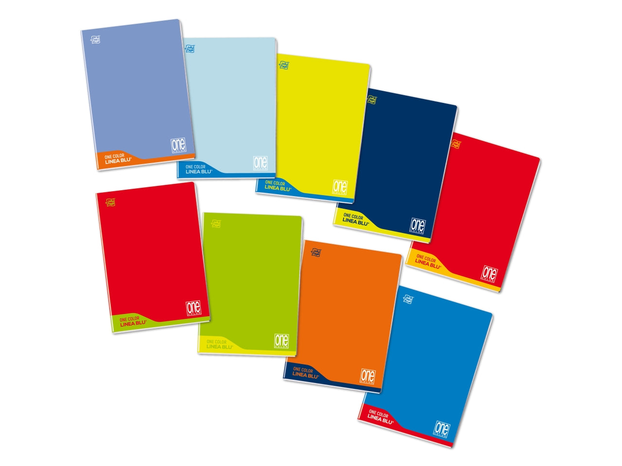 Quaderno maxi one color per disgrafici 100g rigatura C con margini confezione da 6 pezzi