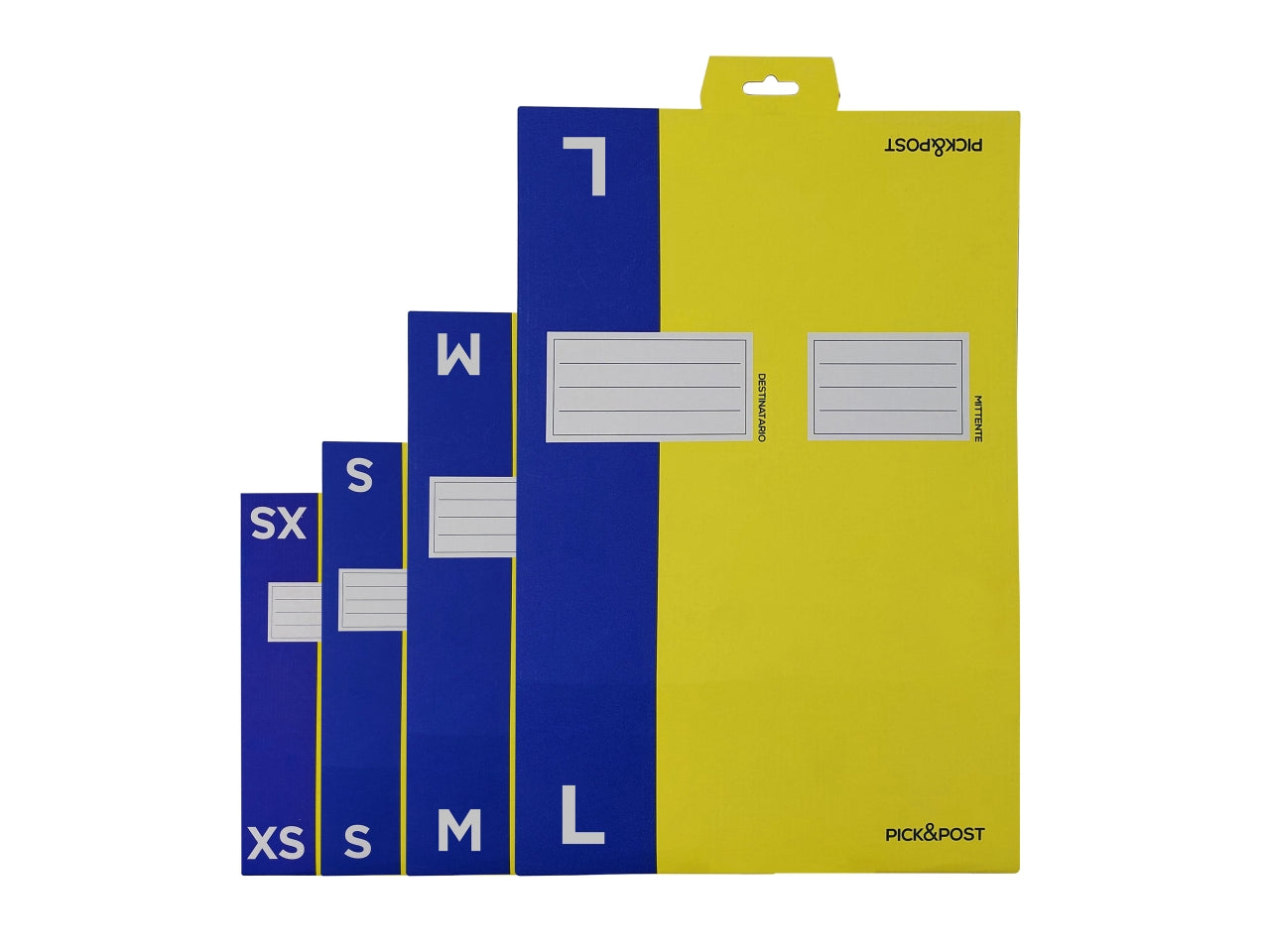 Pick post scatola in cartone per spedizione automontante XS 34x24x6cm