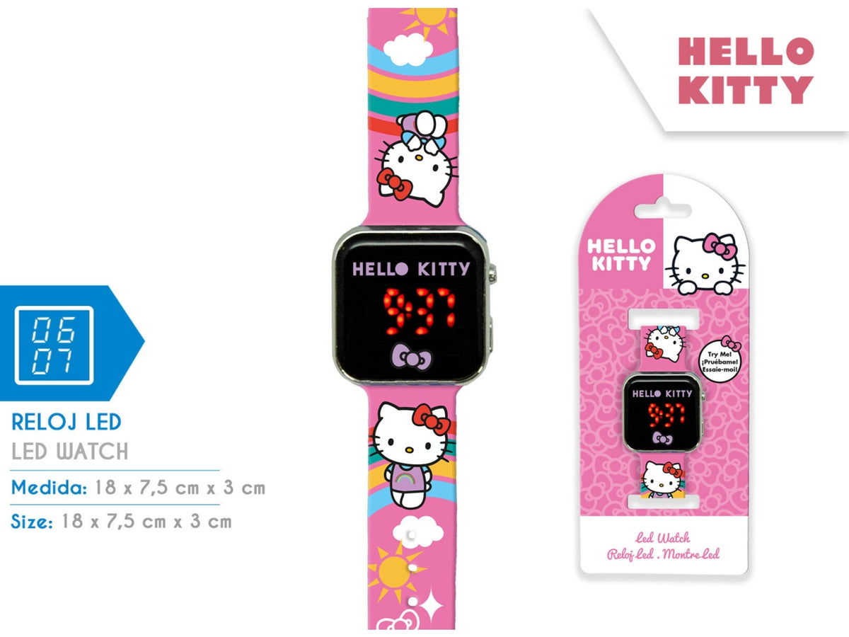Hello kitty orologio led