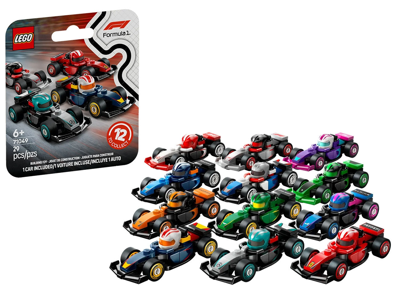 Lego Lego Minifigures Monoposto di F1 da collezione