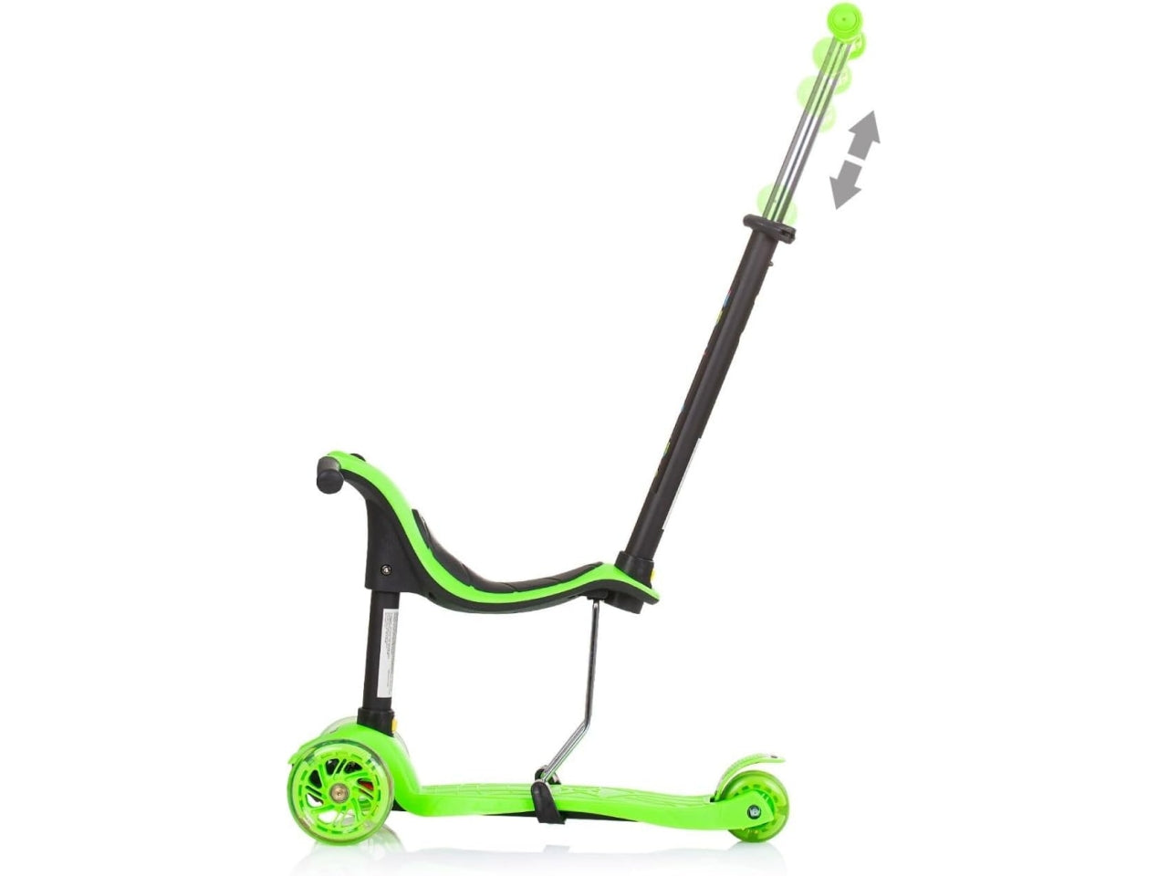 Monopattino scooter 3 in 1 verde