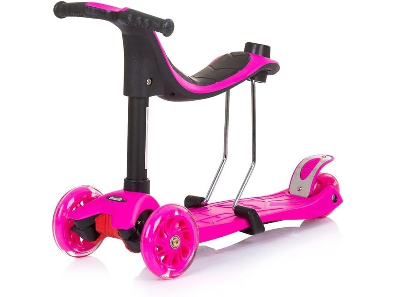 Scooter monopattino 3 in 1 rosa