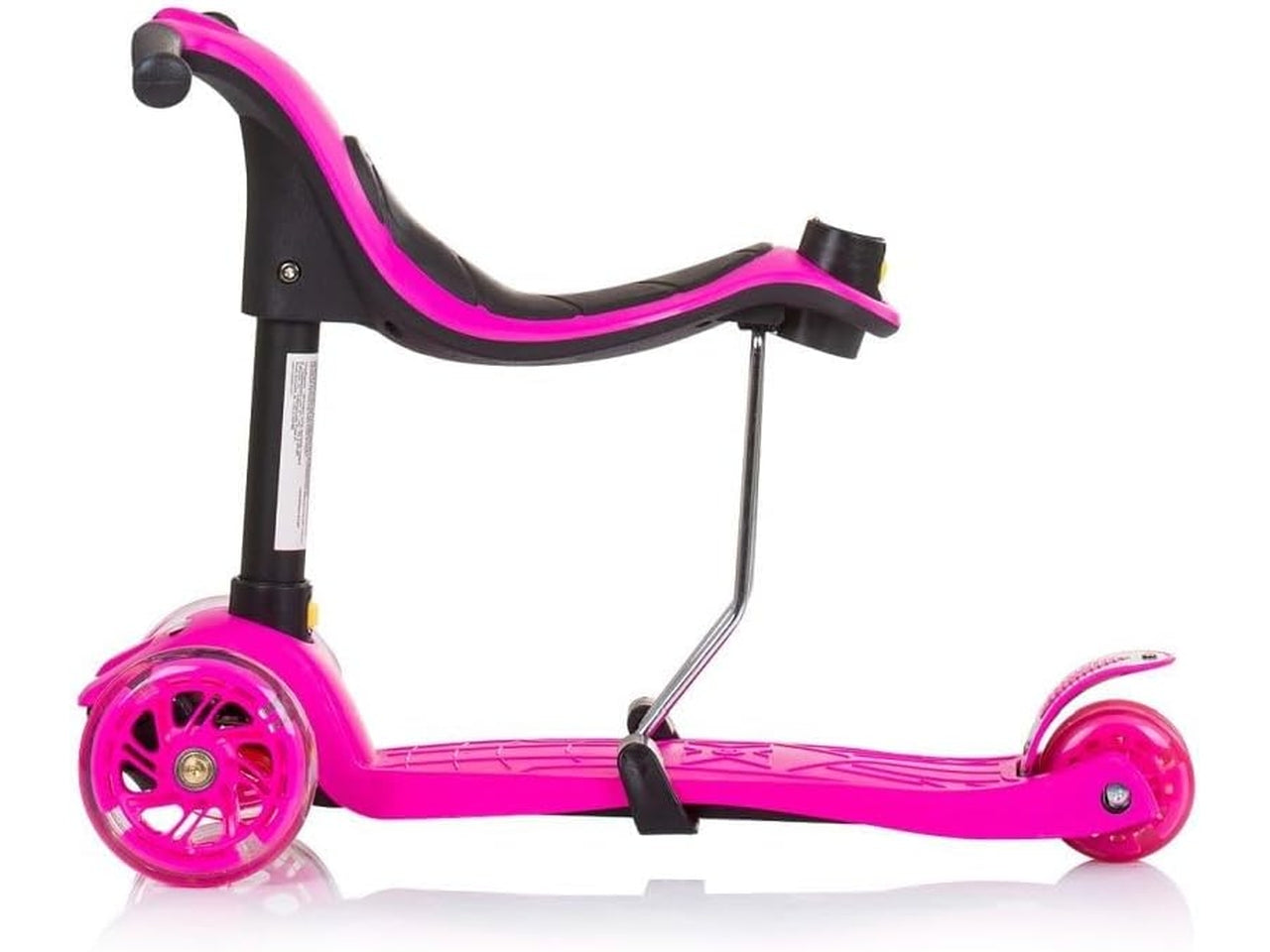 Scooter monopattino 3 in 1 rosa