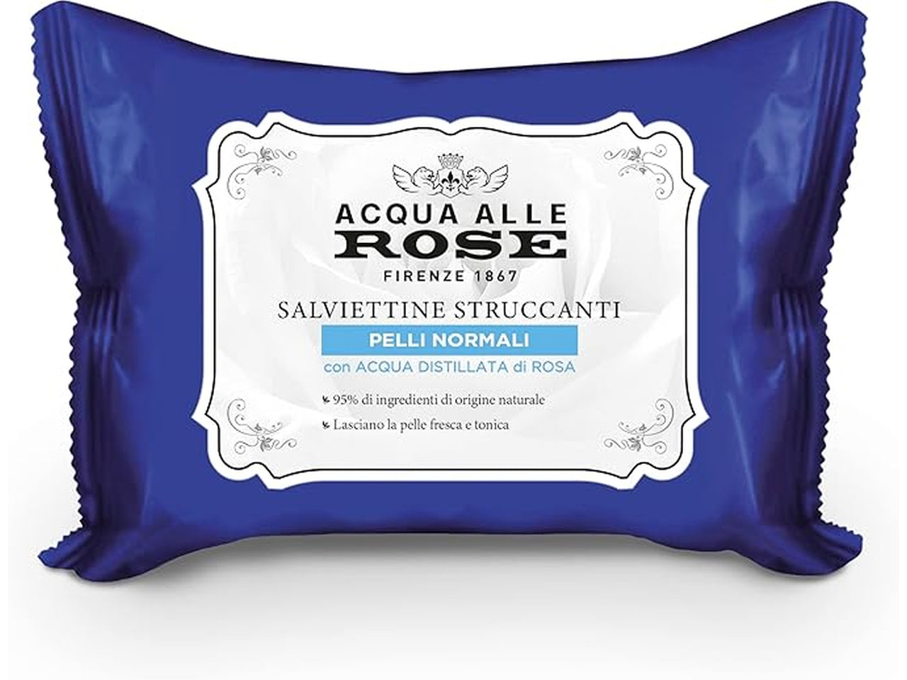 Roberts acqua alle rose 20 salviettine struccanti viso $
