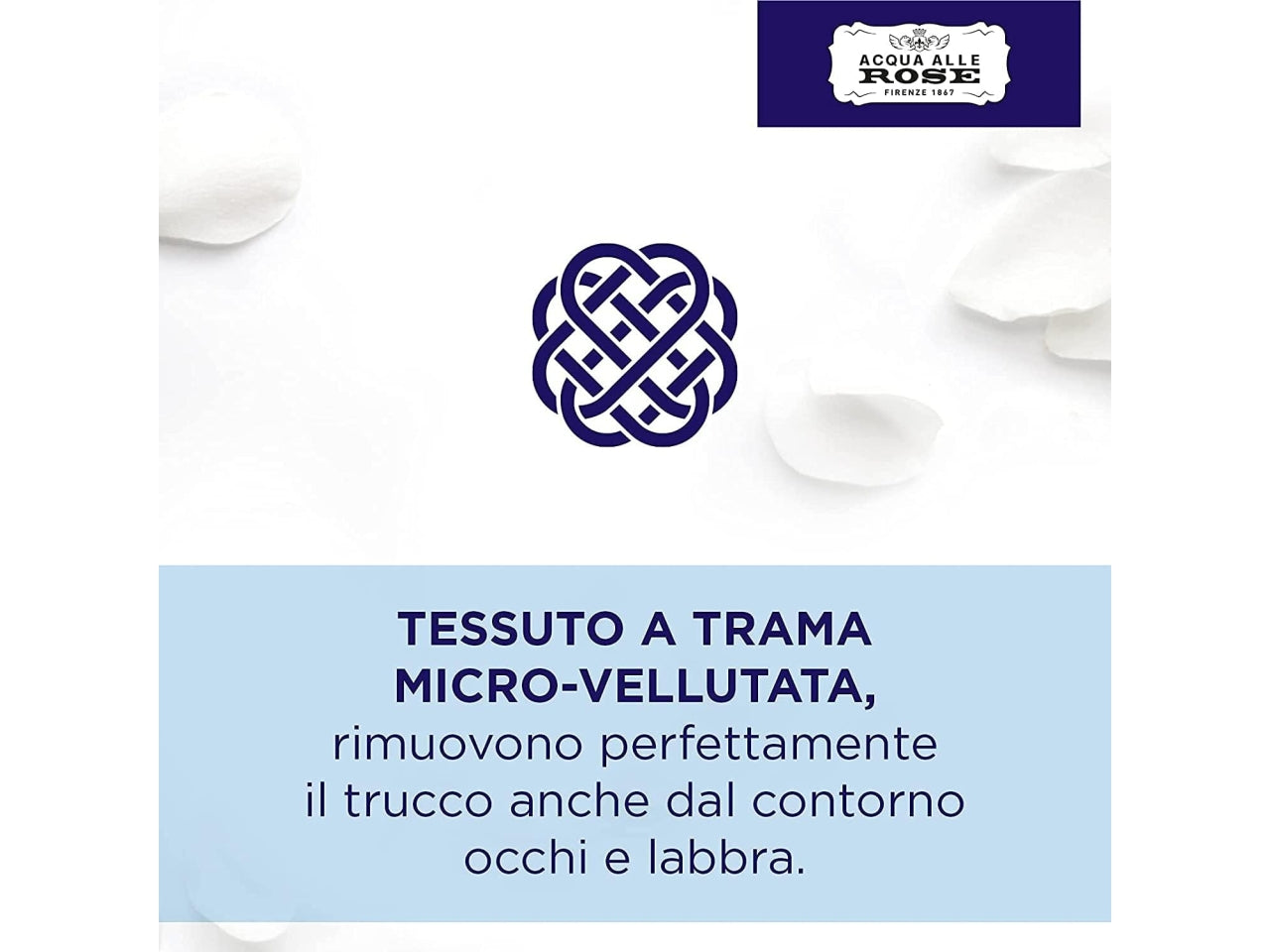 Roberts acqua alle rose 20 salviettine struccanti viso $