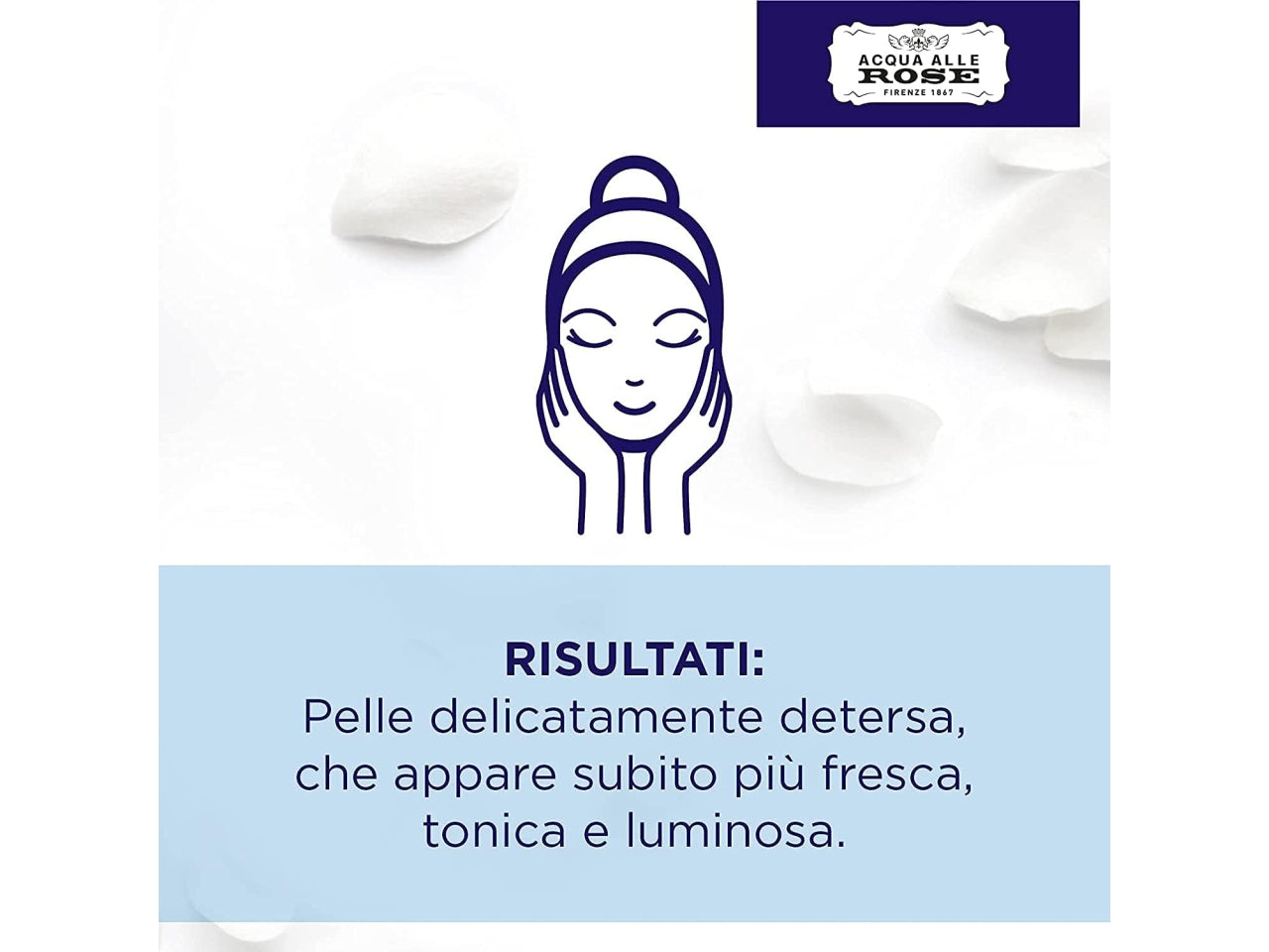 Roberts acqua alle rose 20 salviettine struccanti viso $
