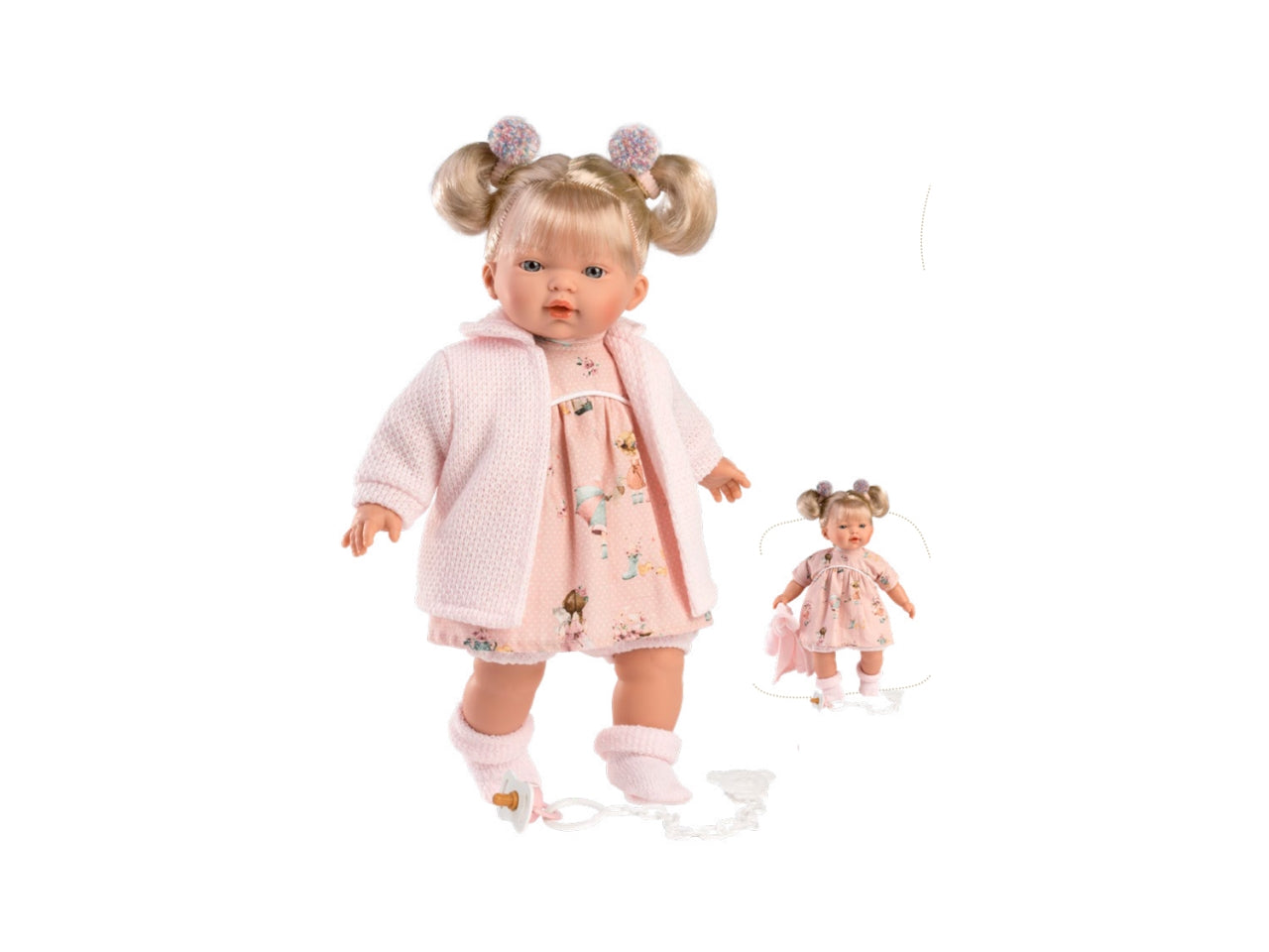 Reborn morbido aitana 33cm bionda con codini