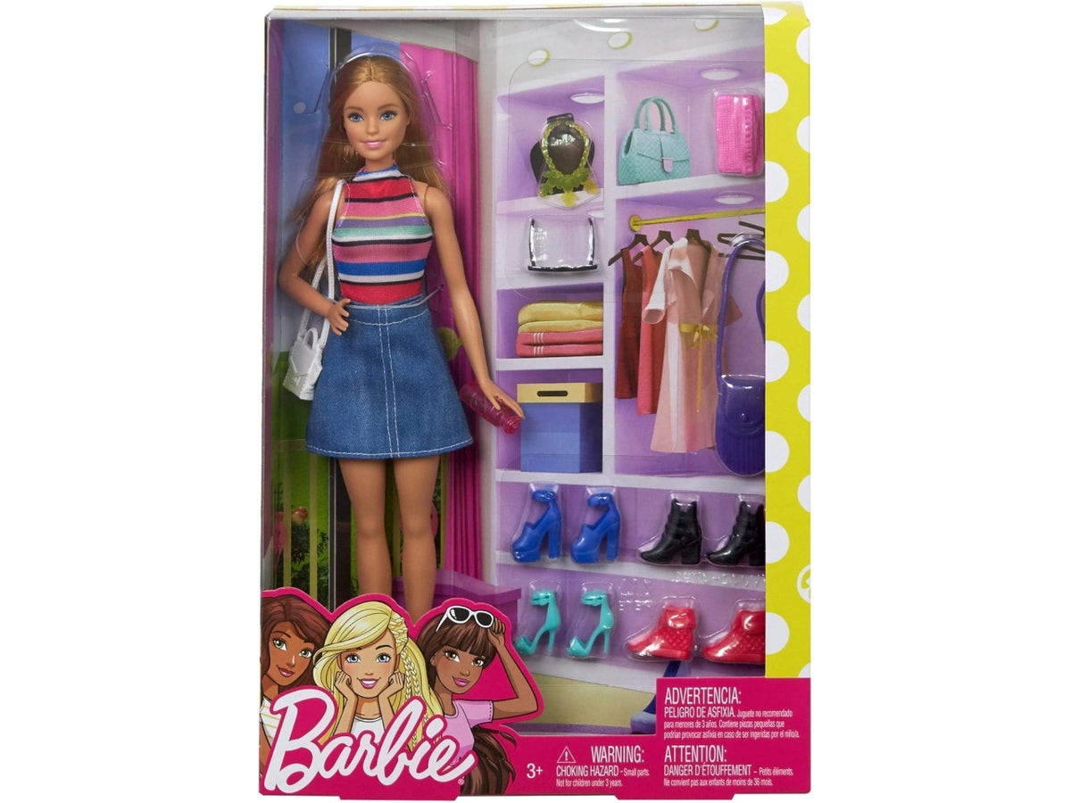 Barbie e il suo guardaroba scarpe e borse