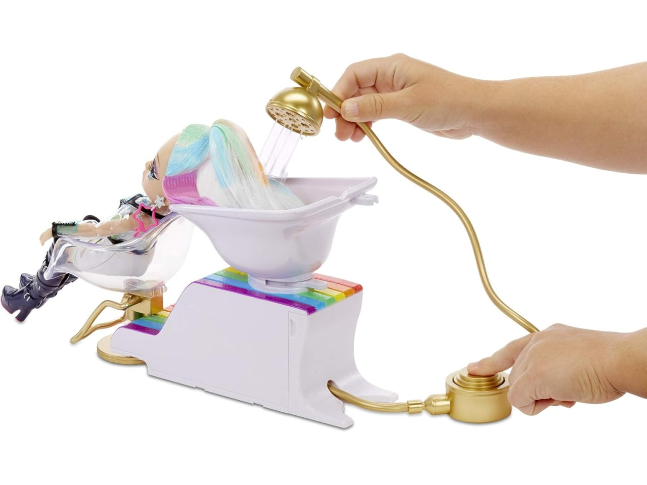 Rainbow high salone parucchiere con accessori