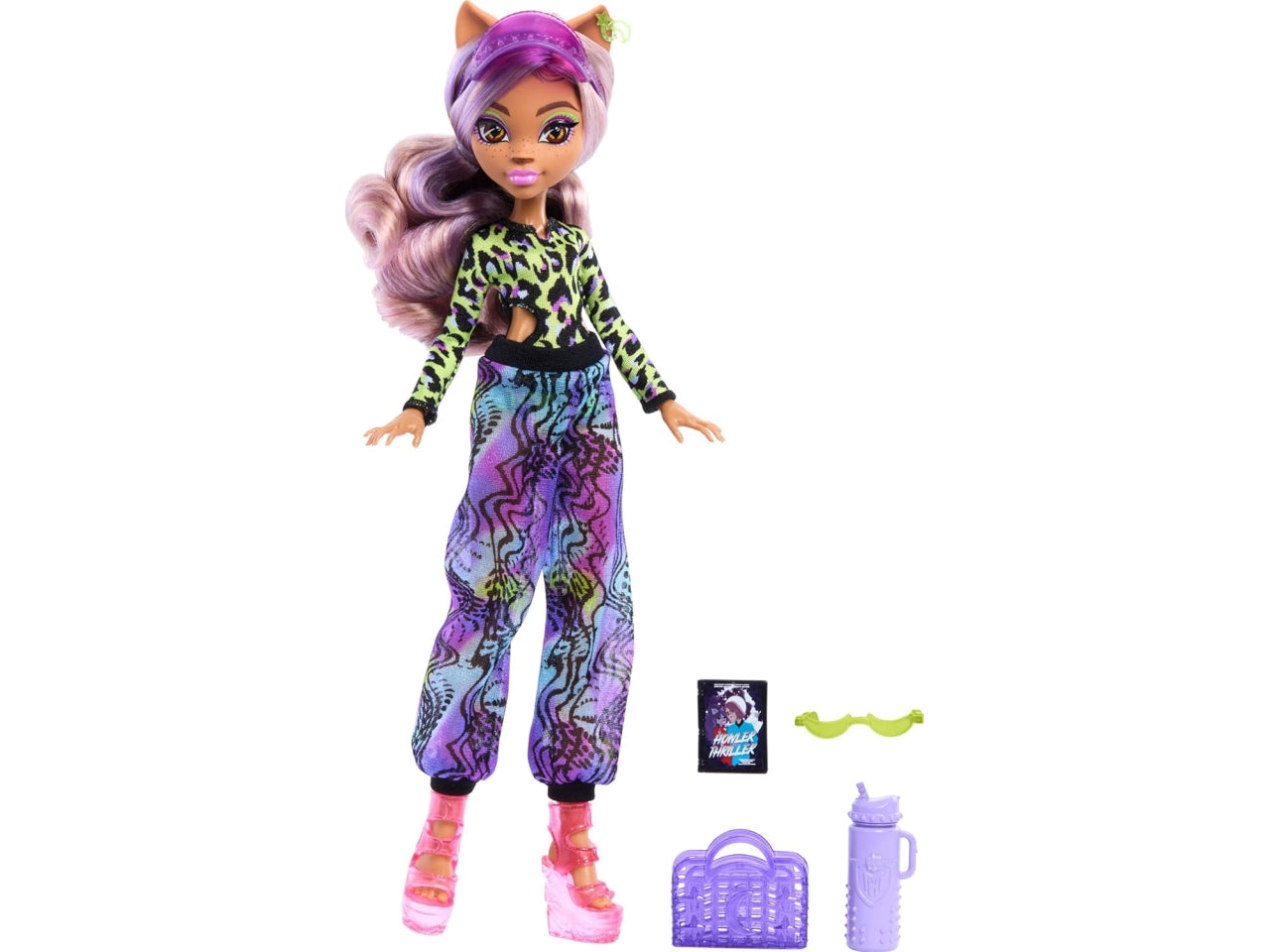 Monster high bambola scare-adise island clawdeen wolf