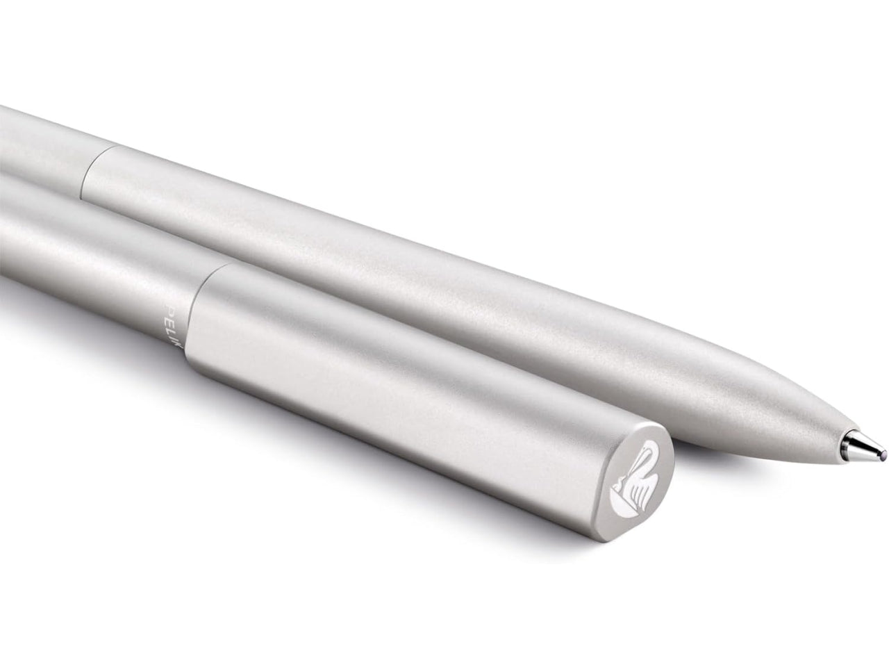Penna a sfera ineo elements grigio chiaro con astuccio in metallo