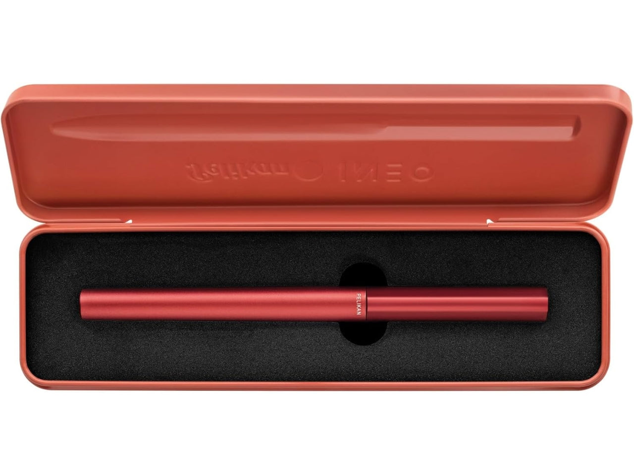 Penna stilografica ineo elements fiery rossa con astuccio in metallo