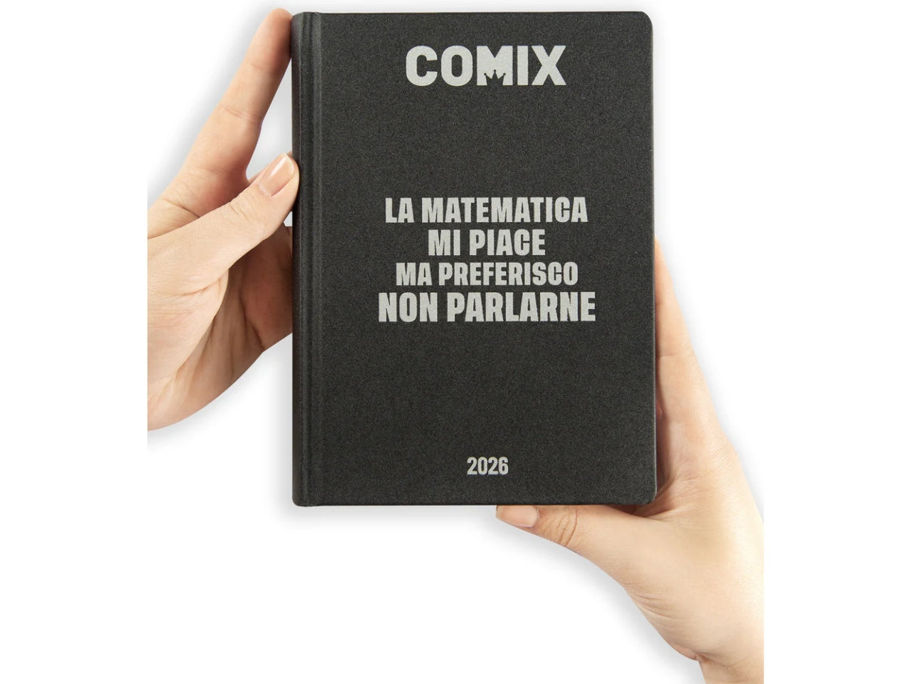 Agenda comix 2025/26 16m standard black&silver