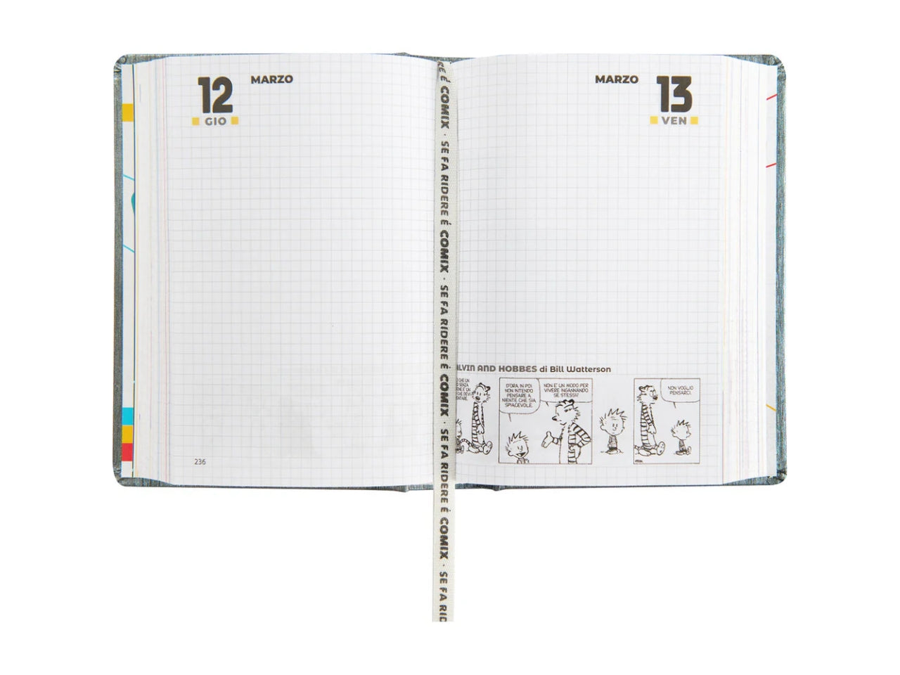 Agenda comix 2025/26 16m standard gear black