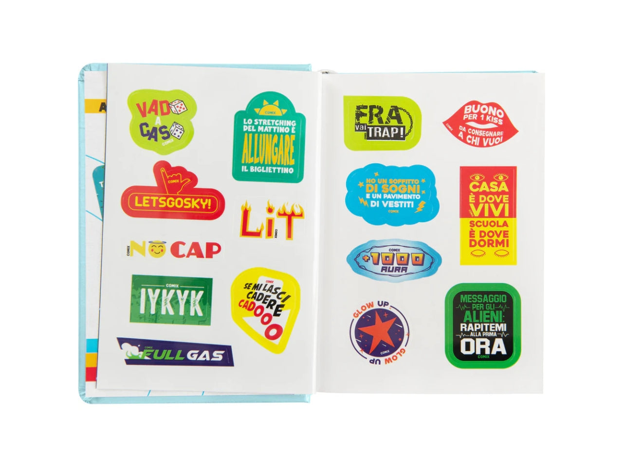 Agenda comix 2025/26 16m standard azzurro