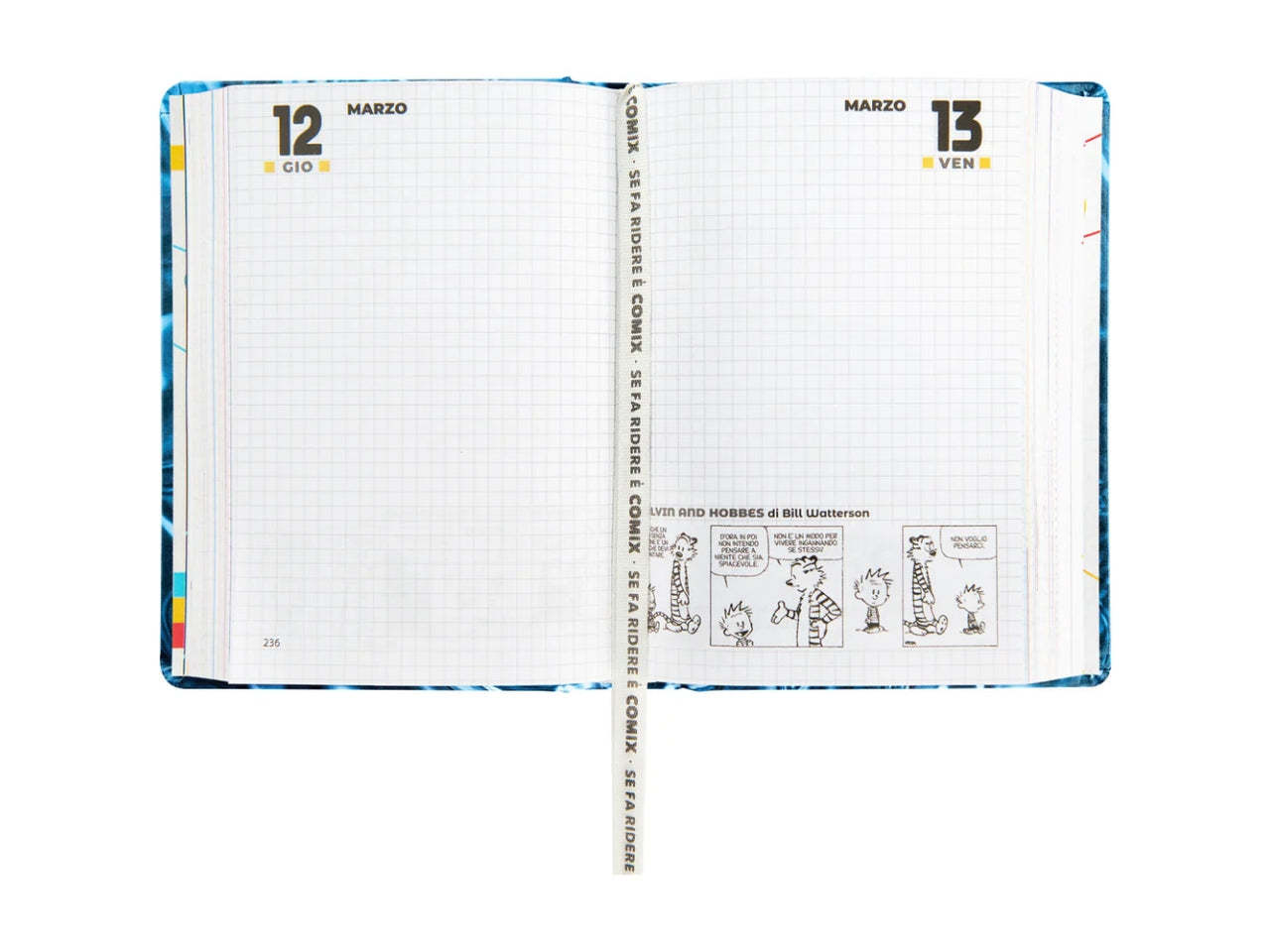 Agenda comix 2025/26 16m standard metal fluid