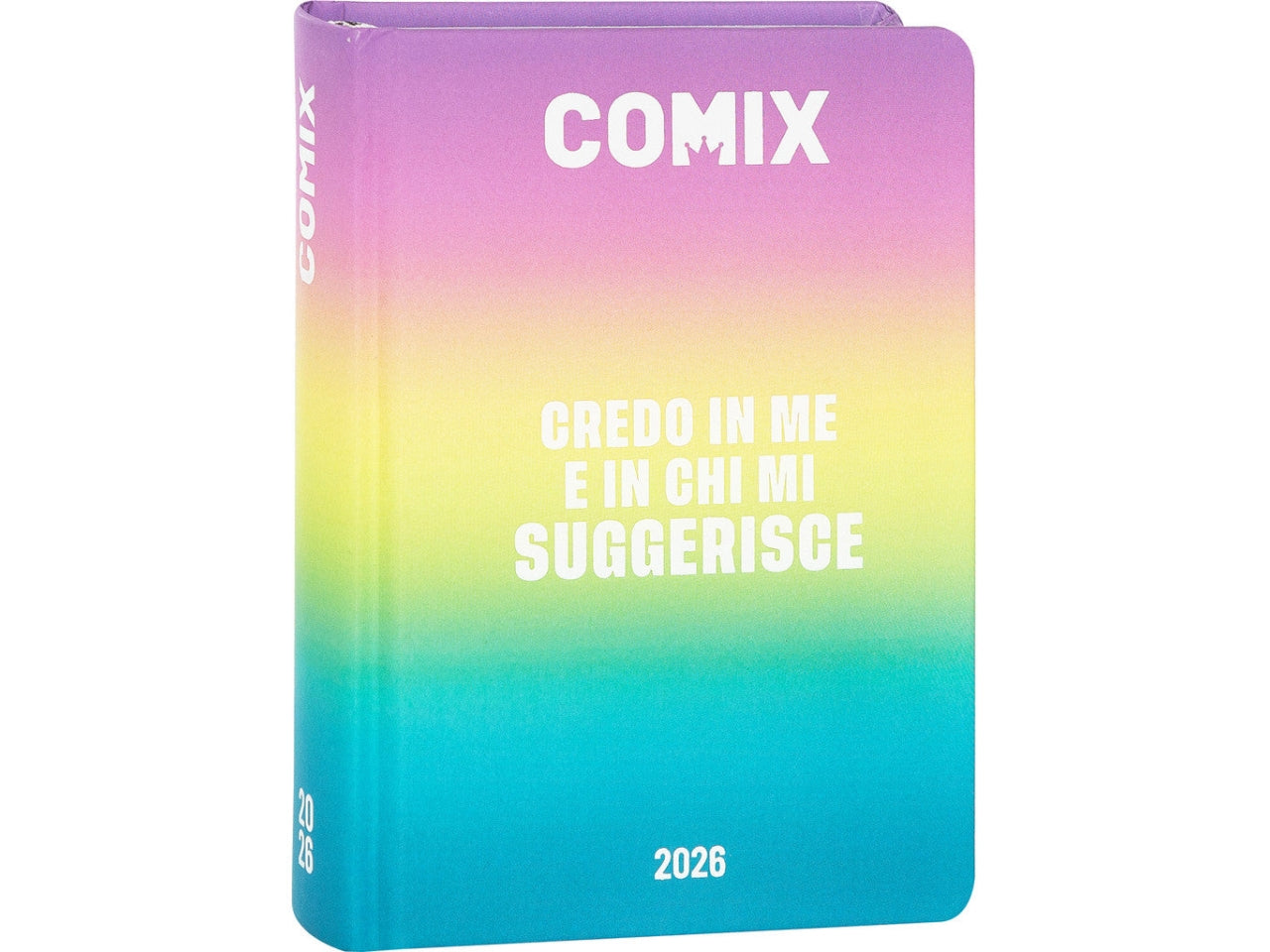Agenda comix mini 2025/26 16 mesi sunrise sky